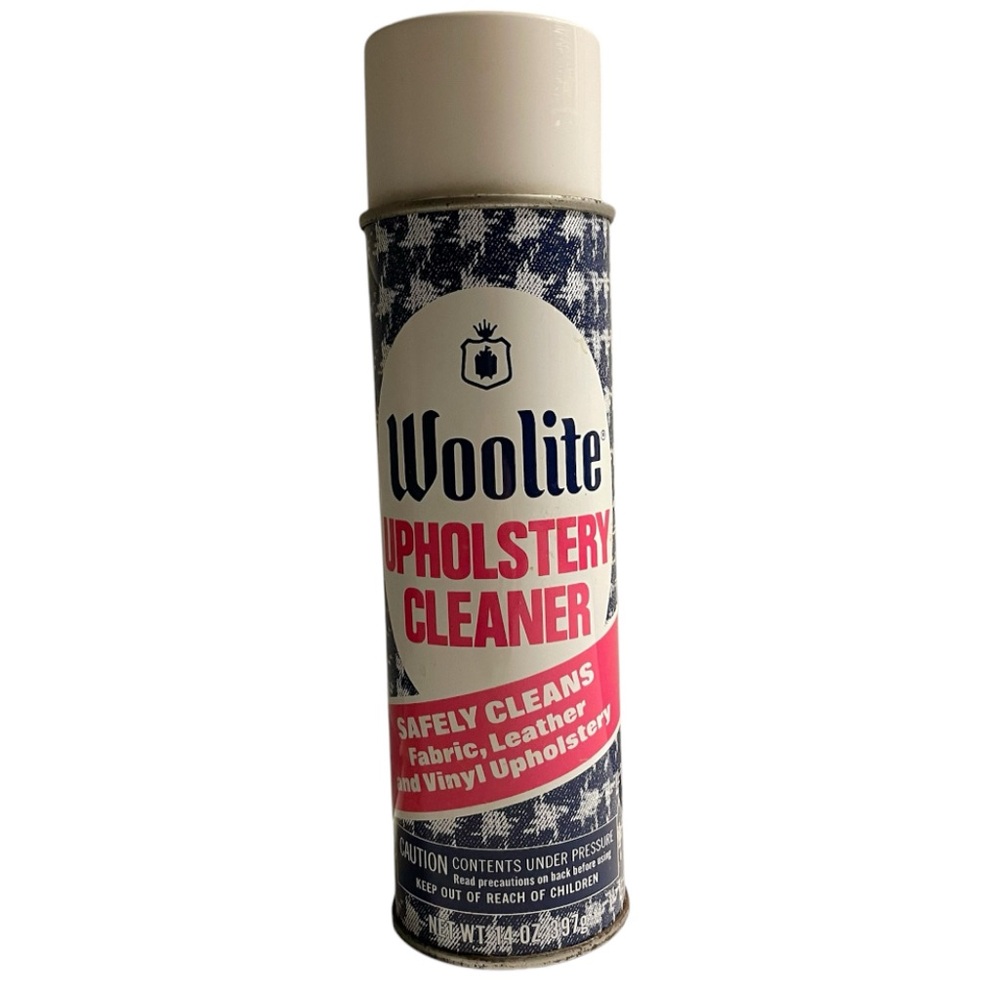 Vintage Retro Woolite Upholstery Cleaner Tin Spray Can